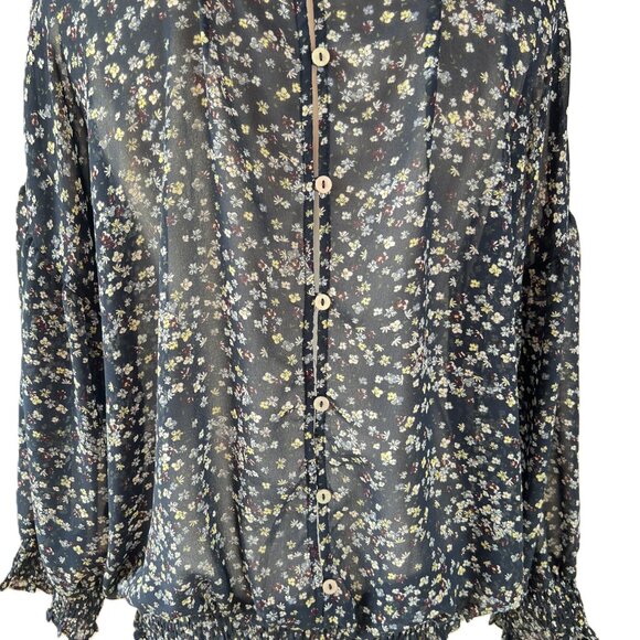 🌸 Reitmans L Floral 3/4 Sleeve Top Feminine & Effortless Chic - Picture 6 of 13